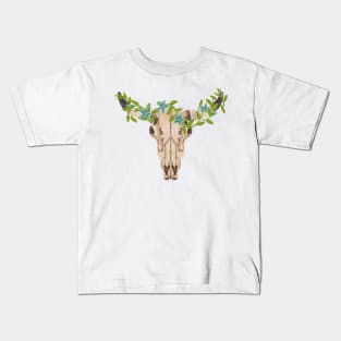 Cow Skull Kids T-Shirt